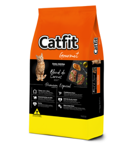 Catfit Gourmet Blend de Carnes Gatos Adultos