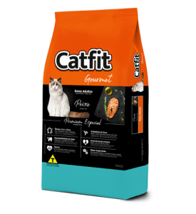 Catfit Gourmet Peixe Gatos Adultos