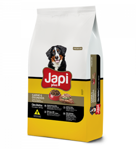Japi Plus Carne e Ossinhos Cães Adultos