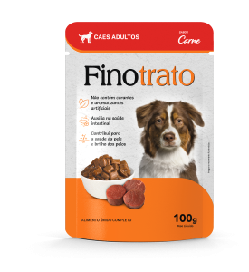 Finotrato Sachê Cães Adultos Sabor Carne