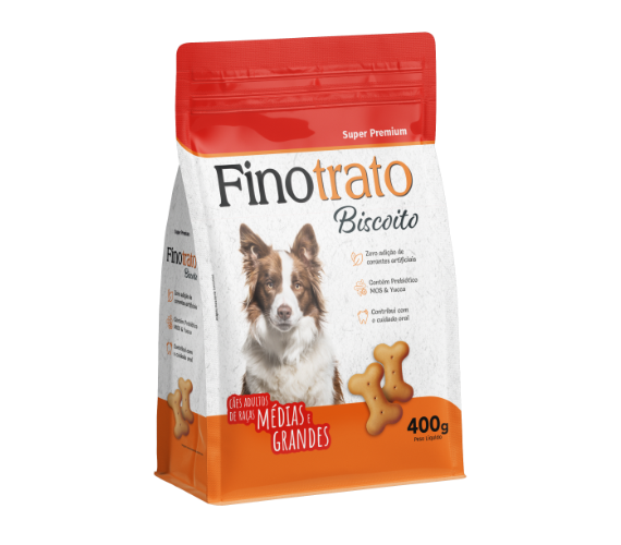 Finotrato Biscoito - Cães Adultos de Raças Médias e Grandes