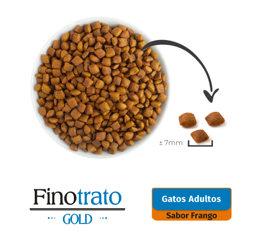 Finotrato Gold Gatos Adultos Frango Grãos