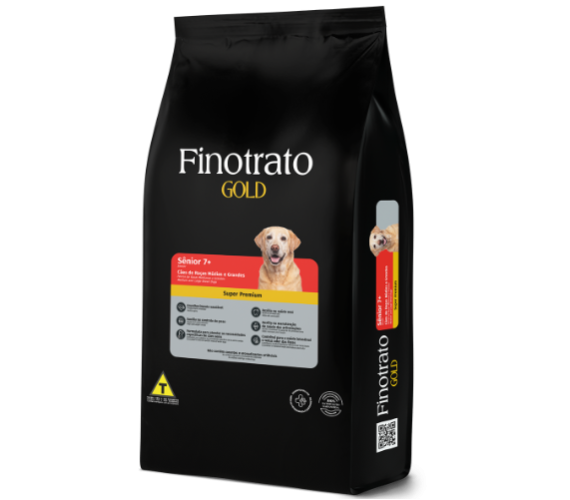 Finotrato Gold Sênior Cães Senis de Raças Médias e Grandes