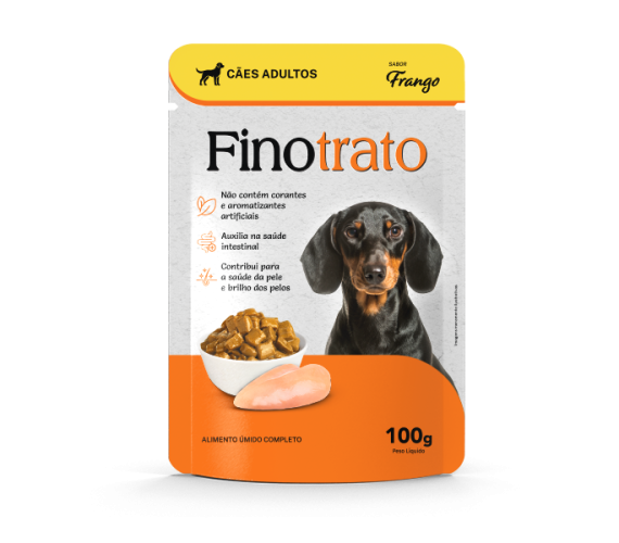 Finotrato Sachê Cães Adultos Sabor Frango